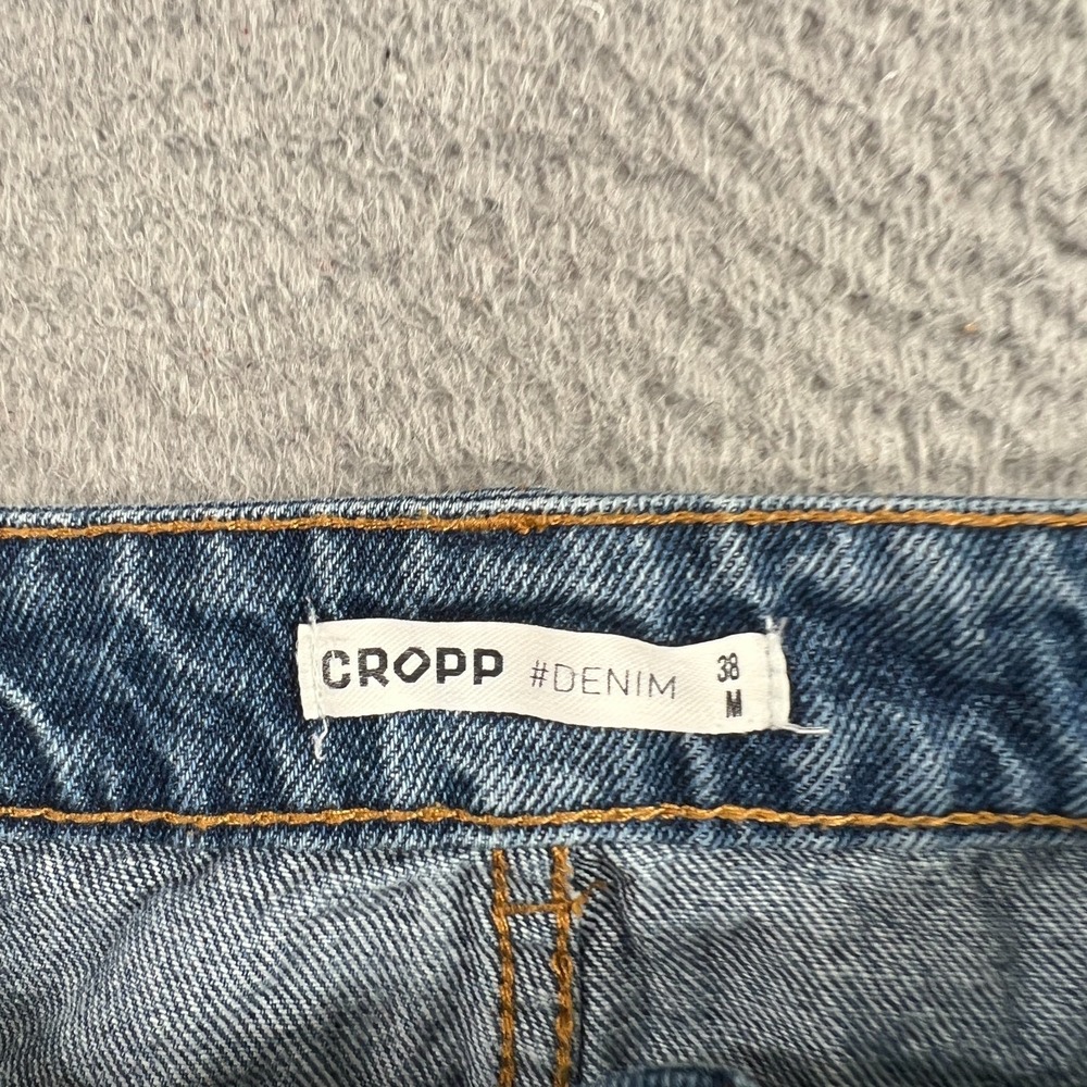 Cropp Denim Skirt Women's M Blue Denim Mini Skirt Short Button - Picture 6 of 9